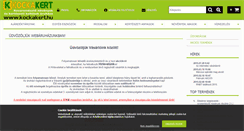 Desktop Screenshot of kockakert.hu