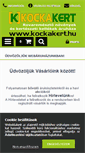 Mobile Screenshot of kockakert.hu
